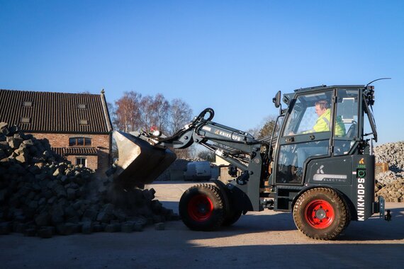 Knikmops KM180ETE Geens kniklader