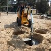 Knikmops-Grondboorinstallatie