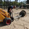 Knikmops-Grondboorinstallatie