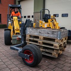 Knikmops-Pallettransportwagen