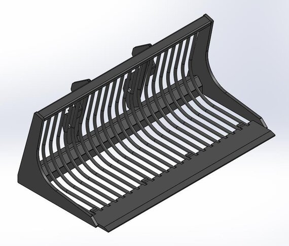 Knikmops KM 250 Puinbak