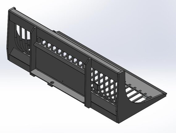 Knikmops KM 90 Puinbak